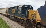 CSX 95 and 2684 roll mixed freight southbound